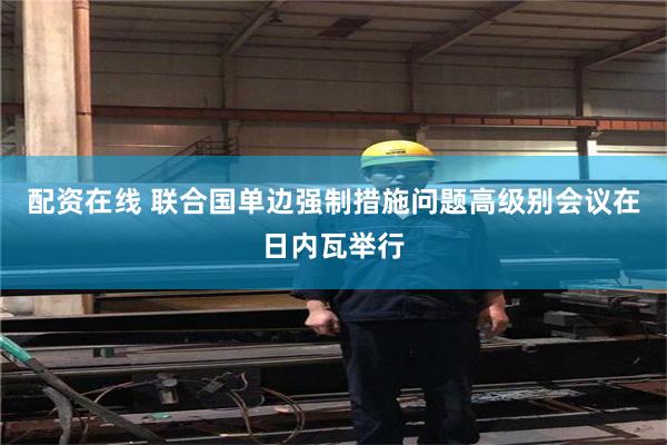 配资在线 联合国单边强制措施问题高级别会议在日内瓦举行