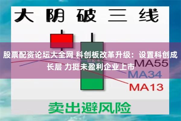 股票配资论坛大全网 科创板改革升级：设置科创成长层 力挺未盈利企业上市